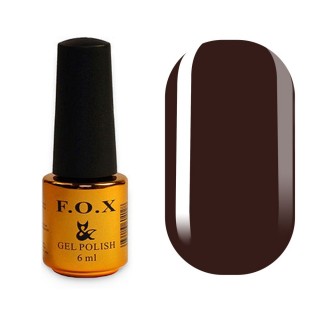 Гель-лак F.O.X gel-polish City Chic Collection 530 шоколадний 6 мл