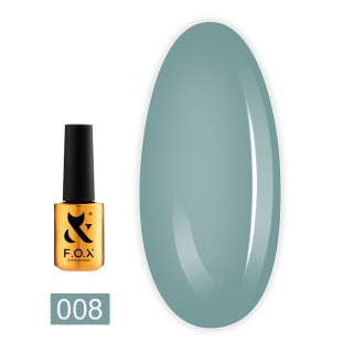 Гель-лак F.O.X gel-polish gold Masha Efrosinina 008 сірий хаккі 7 мл