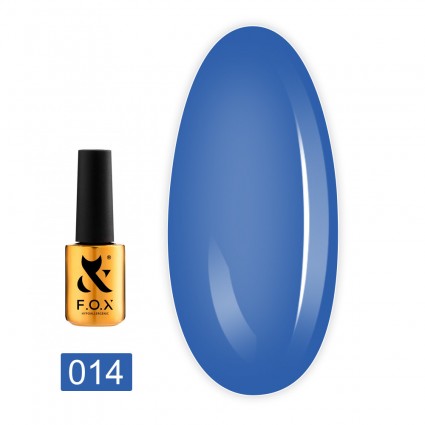 Гель-лак F.O.X gel-polish gold  Masha Efrosinina 014 синий  7 мл