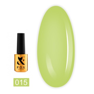 Гель-лак F.O.X gel-polish gold Masha Efrosinina 015 яскраво-кислотний колір 7 мл