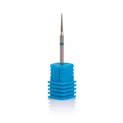 Фреза алмазна Nail Drill Конус 858 014B 1.4 мм синя