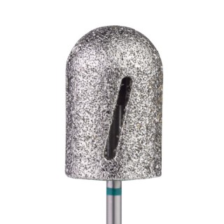 Фреза алмазна для педикюру Nail Drill Twister 488 016 16 мм зелена