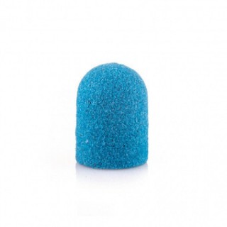 Колпачок Nail Drill блакитний діаметр 10 мм абразивність 160 грит