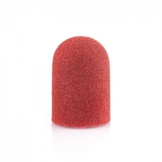 Колпачок Nail Drill червоний діаметр 16 мм 120 грит
