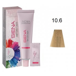 Крем-фарба для волосся jNOWA Professional Siena Chromatic Save 10/6 Перлинно-фіолетовий 90 мл