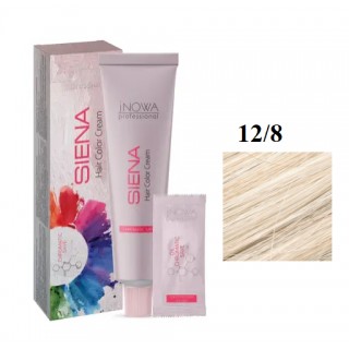 Крем-фарба для волосся jNOWA Professional Siena Chromatic Save 12/8 Екстра перлинний блонд 90 мл