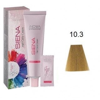 Крем-фарба для волосся jNOWA Professional Siena Chromatic Save 10/3 Пшеничний 90 мл