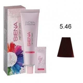 Крем-фарба для волосся jNOWA Professional Siena Chromatic Save 5/46 Дика вишня 90 мл
