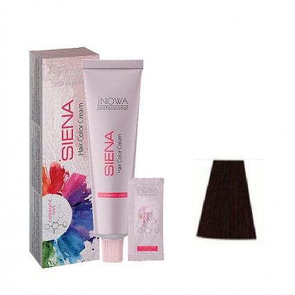 Крем-фарба для волосся jNOWA Professional Siena Chromatic Save 5/6 Гранат 90 мл