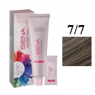 Крем-фарба для волосся jNOWA Professional Siena Chromatic Save 7/7 Темний тютюн 90 мл