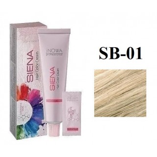 Крем-фарба для волосся jNOWA Professional Siena Chromatic Save SB/01 Натурально-попелястий 90 мл