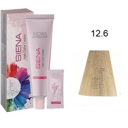 Крем-фарба для волосся jNOWA Professional Siena Chromatic Save 12/6 Прохолодна вода 90 мл