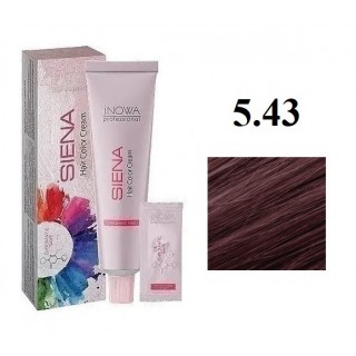 Крем-фарба для волосся jNOWA Professional Siena Chromatic Save 5/43 Махагон 90 мл