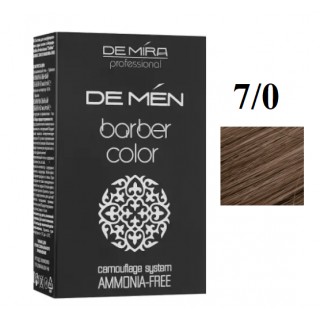 Система для камуфляжу волосся й бороди DeMira Professional DeMen Barber Color Ammonia-Free 7/0 Руса