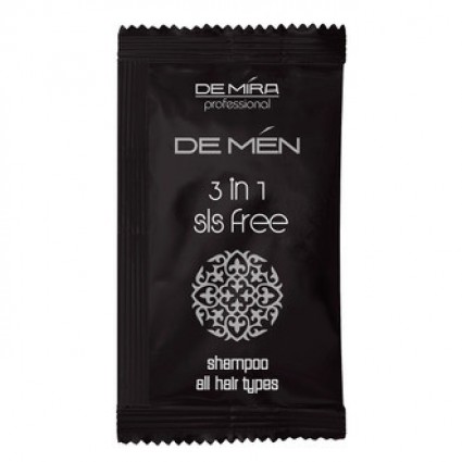 Шампунь для чоловіків DeMira Professional DeMen 3-in-1 Shampoo 3 в 1 (10 мл)