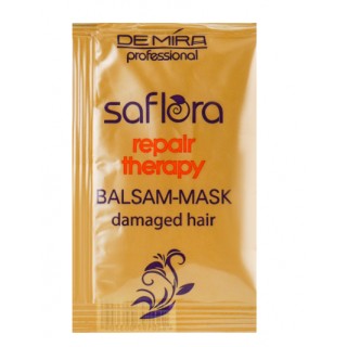 Бальзам-маска для пошкодженого волосся Demira Professional Saflora Repair Therapy 15 мл