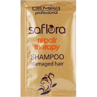 Шампунь для пошкоджених волосся Demira Professional Saflora Repair Therapy 15 мл
