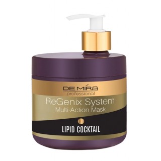 Ліпідна коктейль-маска для волосся DeMira Professional ReGenix System Multi-Action Mask 500 мл