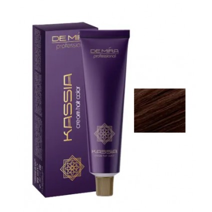 Стійка крем-фарба для волосся DeMira Professional Kassia 7/1 Русяво-попелястий 90 мл
