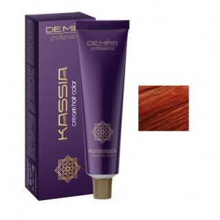 Стійка крем-фарба для волосся DeMira Professional Kassia 7/34 Золотисто-мідний 90 мл