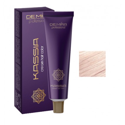 Стійка крем-фарба для волосся DeMira Professional Kassia 8/65 Світло-русявий фіолетово-червоний 90 мл