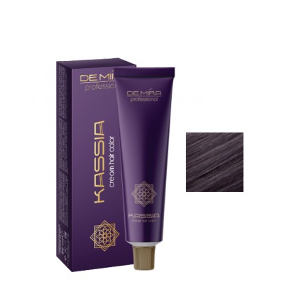 Стійка крем-фарба для волосся DeMira Professional Kassia 3/0 Темний шатен 90 мл