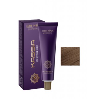 Стійка крем-фарба для волосся DeMira Professional Kassia 5/76 Світлий коричнево-фіолетовий шатен 90 мл
