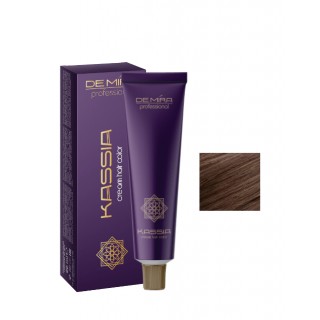 Стійка крем-фарба для волосся DeMira Professional Kassia 6/75 Темно-русявий коричнево-червоний 90 мл