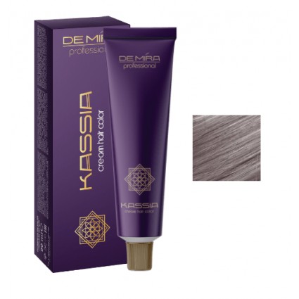 Стійка крем-фарба для волосся DeMira Professional Kassia 7/16 Русявий попелясто-фіолетовий 90 мл
