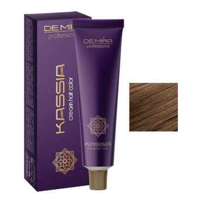 Стійка крем-фарба для волосся DeMira Professional Kassia 7/37 Русявий 90 мл
