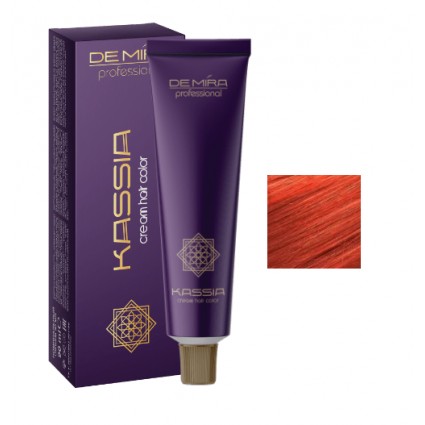 Стійка крем-фарба для волосся DeMira Professional Kassia 7/54 Русий червоно-мідний 90 мл