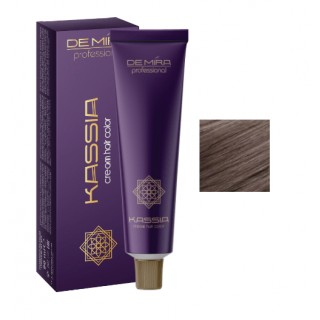 Стійка крем-фарба для волосся DeMira Professional Kassia 7/71 Русий коричнево-попелястий 90 мл
