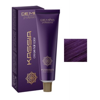 Стійка крем-фарба для волосся DeMira Professional Kassia М/66 Насичено-фіолетовий 90 мл