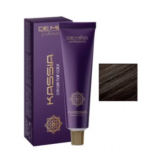 Стійка крем-фарба для волосся DeMira Professional Kassia 4/0 Шатен 90 мл