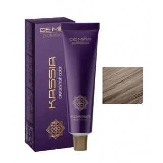 Стійка крем-фарба для волосся DeMira Professional Kassia 9/1 Попелястий блонд 90 мл