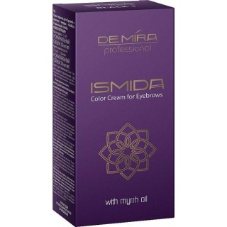 Крем-фарба для брів та вій з олією DeMira Professional Ismida 2 Коричнева 30 мл