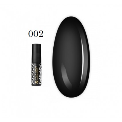 Гель-лак F.O.X. Shot Spectrum Gel Vinyl 002 чорний 5 мл