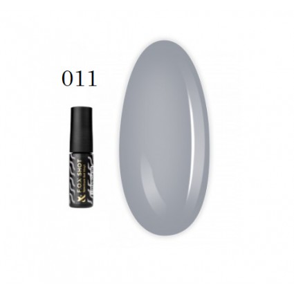 Гель-лак F.O.X. Shot Spectrum Gel Vinyl 011 світло-сірий 5 мл