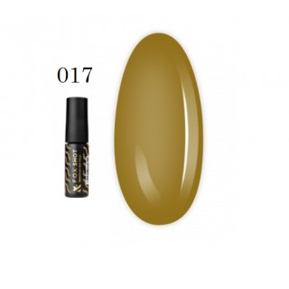 Гель-лак F.O.X. Shot Spectrum Gel Vinyl 017 коричневий хакі 5 мл