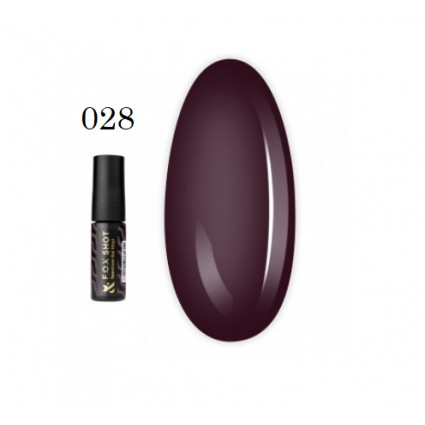 Гель-лак F.O.X. Shot Spectrum Gel Vinyl 028 французька бордо 5 мл Гель-лак F.O.X. Shot Spectrum Gel Vinyl 028 французька бордо 5 мл