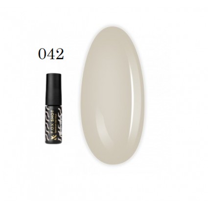 Гель-лак F.O.X. Shot Spectrum Gel Vinyl 042 світлий сірий 5 мл Гель-лак F.O.X. Shot Spectrum Gel Vinyl 042 світлий сірий 5 мл
