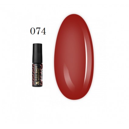 Гель-лак F.O.X. Shot Spectrum Gel Vinyl 073 горобиновий 5 мл