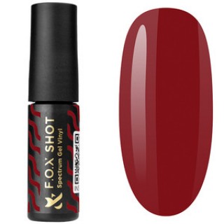 Гель-лак F.O.X. Shot Spectrum Gel Vinyl No115 вогненний червоний 5 мл