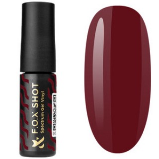Гель-лак F.O.X. Shot Spectrum Gel Vinyl 116 рожево-червоний 5 мл